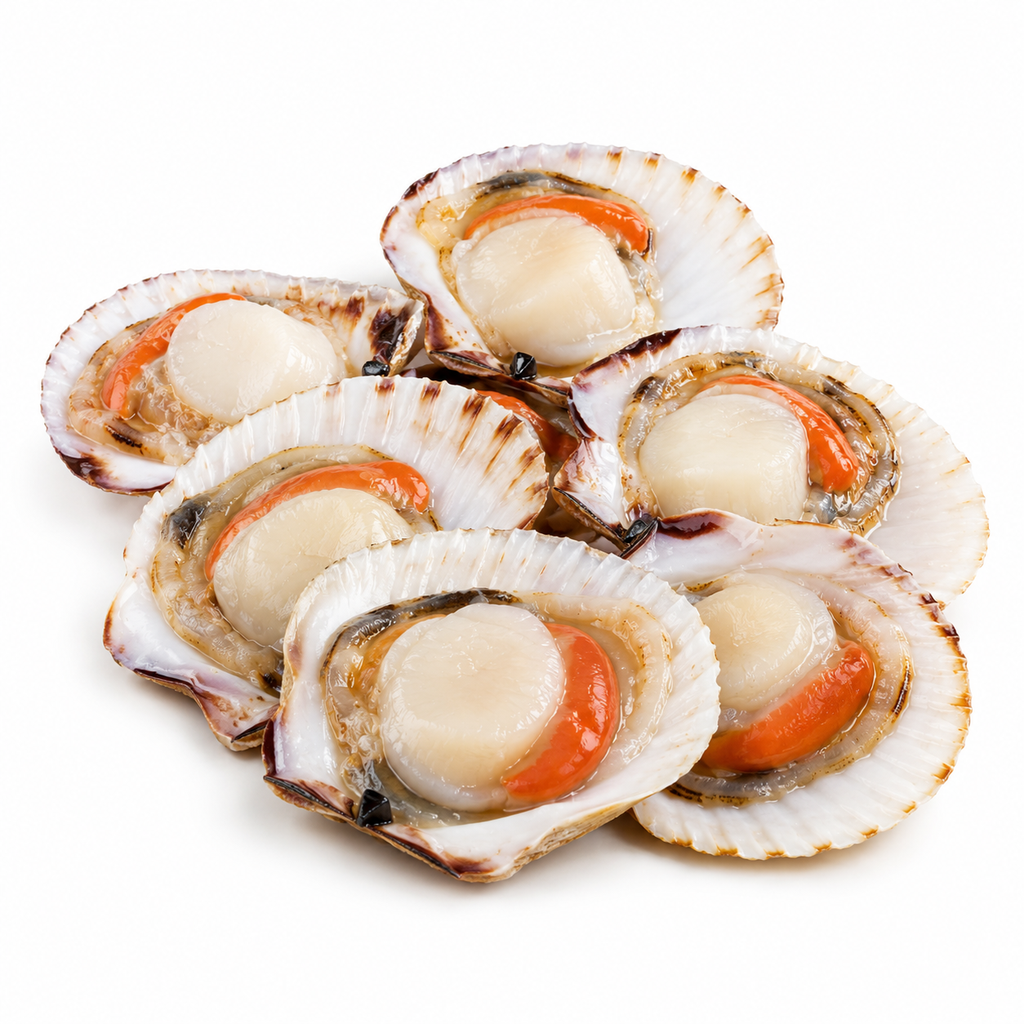 Half Shelled Scallop (500g/pack)