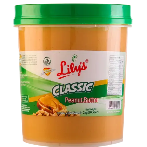 Peanut Butter (2kg/jar) LILY'S BRAND