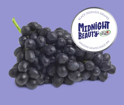 Midnight Beauty Black Seedless Grapes - Pc